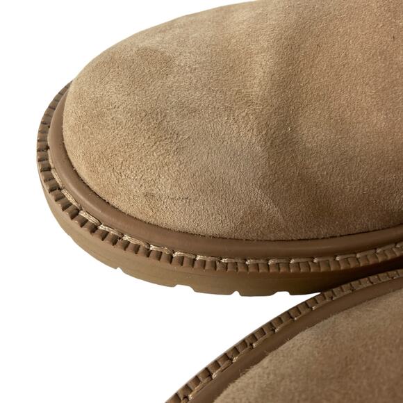 Sam Edelman Lydell Combat Boots Tan Womens Size 8 - Picture 9 of 14